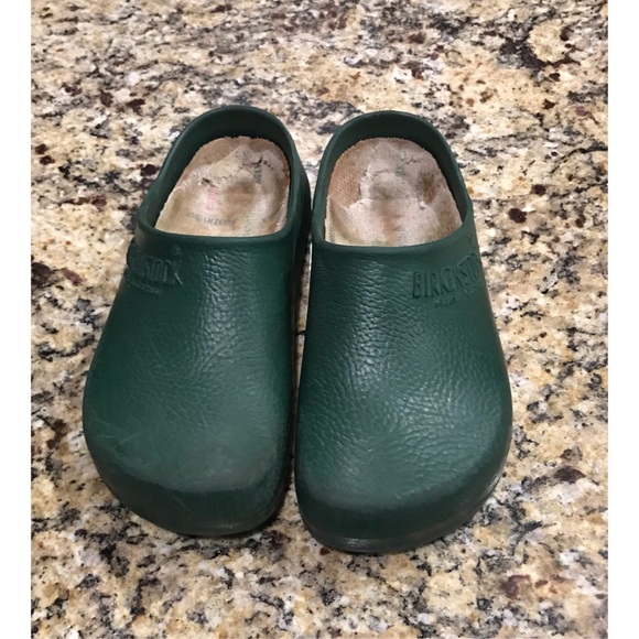 birkenstock rubber clogs